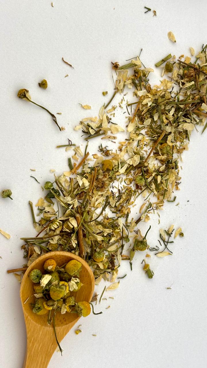 Camomila em uma composição delicada